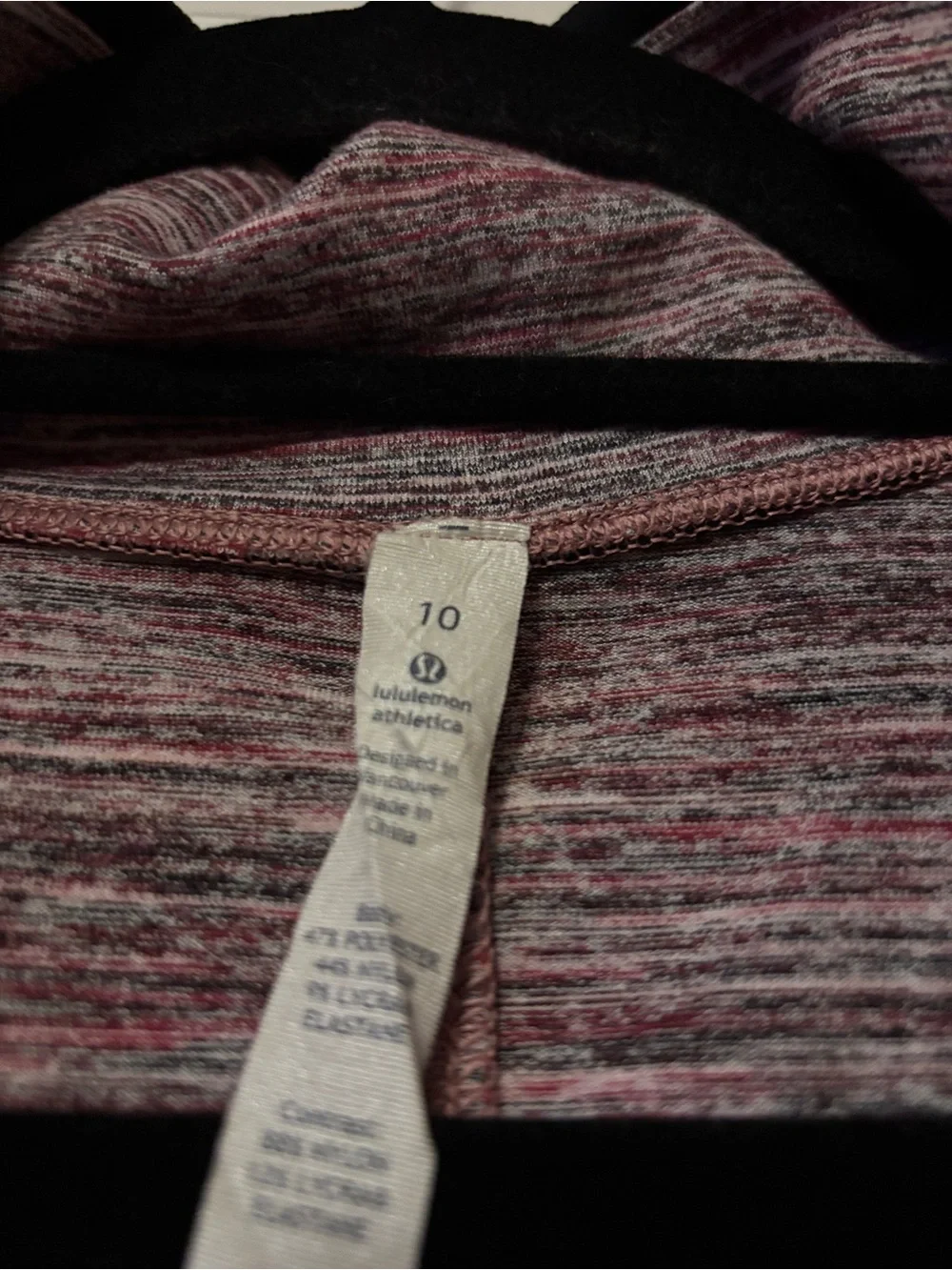 lululemon athletica marled pink